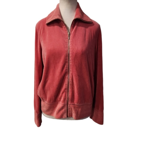 Pink Y2K Velour Sweater and Joggers by Jones New York Sports - Picture 3 of 4